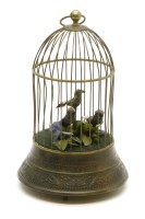 Lot 147 - An automaton bird cage