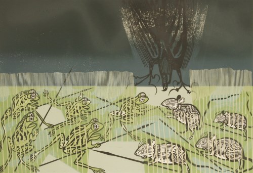 Lot 2 - Edward Bawden RA (1903-1989)
'AESOP'S FABLES: FROG