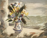 Lot 175 - Rowland Suddaby (1912-1972)
'FLOWERS AND NORTH SEA'
Signed l.r.