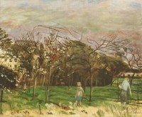 Lot 170 - Carel Weight CH RA (1908-1997)
IN THE ORCHARD
Signed twice l.l. and l.r.