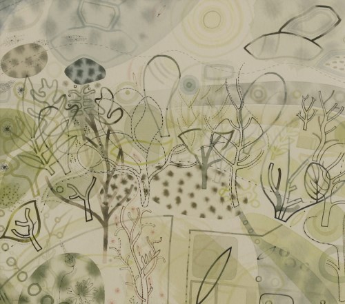 Lot 8 - Colin Wilkin (b.1971)
THE GARDEN
Indistinctly inscribed in pencil