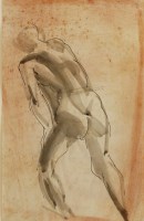 Lot 148 - Ivon Hitchens (1893-1979)
MAN LEANING
Pen and ink and grey and red washes
32.5 x 20cm

Provenance: Ted Floate.

*Artist's Resale Right may apply to this lot.