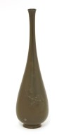 Lot 138 - A Japanese bronze vase