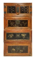 Lot 470A - A four section Chinese cabinet