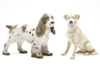 Lot 126 - A Bing and Grondahl spaniel