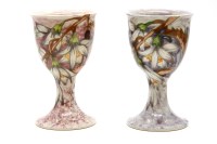 Lot 315 - Two Cobridge stoneware Millenium chalices