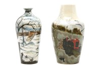 Lot 166 - Two Cobridge stoneware vases