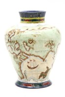 Lot 294 - A Cobridge stoneware Voyager vase