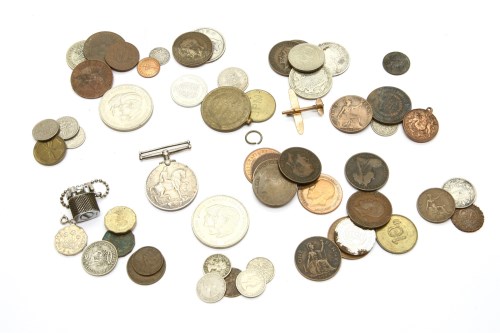 Lot 83 - A collection of coins and medals