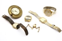 Lot 42 - A ladies 9ct gold wristwatch