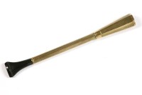 Lot 162 - A Dunhill 9ct gold engine turned decorated cigarette holder