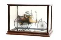 Lot 728 - A Franklin Mint 1886 Benz patent motor wagon model