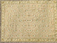 Lot 397 - A 20th century Portuguese needlework rug