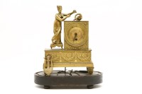 Lot 149 - A 19th century French gilt metal mantel clock