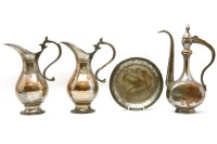Lot 212 - A collection of Persian metalware