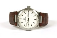 Lot 232 - A gentlemen's stainless steel Christopher Ward C2 Lido quartz strap watch