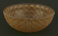 Lot 277 - A Lalique glass 'Nemours' bowl