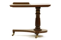 Lot 431 - A William IV mahogany reading table