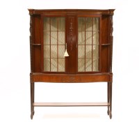 Lot 451 - An Adam Revival mahogany display cabinet