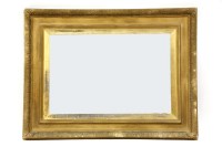 Lot 427 - A gilt framed wall mirror