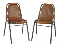 Lot 603 - A pair of 'Les Arcs' chairs