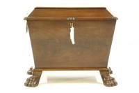 Lot 466 - A William IV to early Victorian mahogany cellarette