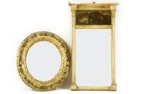 Lot 429 - A small Regency giltwood pier mirror
