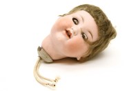 Lot 205 - A Bisque doll's head