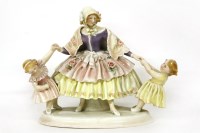 Lot 340 - A Continental figure group