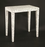 Lot 579 - An eggshell side table