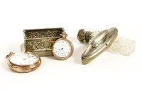 Lot 312 - A collection of miscellaneous to include a silver trinket box