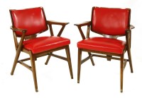Lot 359 - A pair of armchairs