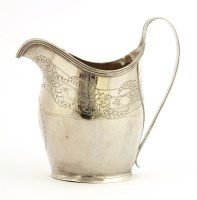 Lot 50 - A George III silver milk jug