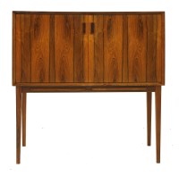 Lot 380 - A Danish rosewood drinks cabinet