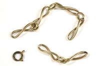 Lot 136 - A fetter link chain