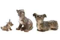 Lot 725 - Three Dahl Jensen dogs