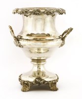 Lot 739A - A Sheffield plate wine cooler