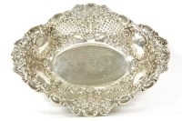 Lot 409 - An Edwardian silver fruit bowl