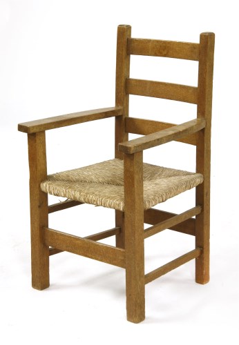 Lot 47 - An Heal's 'Letchworth' oak child's elbow chair