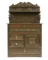 Lot 476 - A 19th Century carved oak sideboard