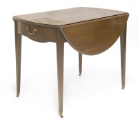 Lot 414 - A George lll mahogany Pembroke table