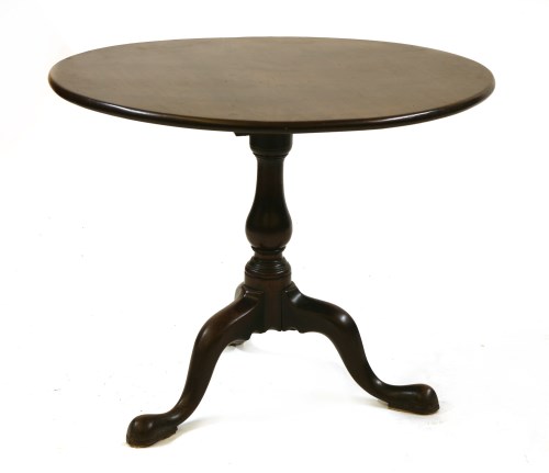 Lot 328 - A George III mahogany tripod table