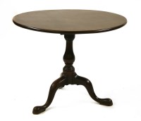 Lot 328A - A George III mahogany tripod table