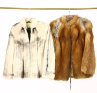 Lot 752B - A Dominion white mink fur jacket