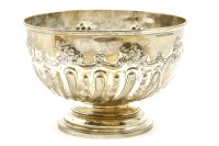 Lot 415 - A Victorian silver rose bowl