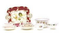 Lot 546 - A collection of Victorian pink lustre china