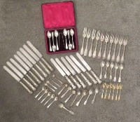 Lot 292A - A collection of silver flatware