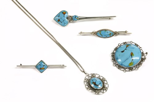 Lot 190 - A collection of jewellery attributed to Bernard Instone