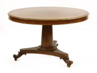 Lot 535 - A Victorian mahogany pedestal dining table