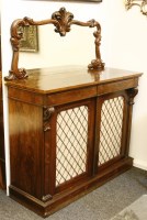 Lot 519 - A 19th century rosewood chiffonier